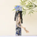 Natural crystal wishing bottle lapis lazuli raw stone magic bottle desktop decor gift item. - Lapis Lazuli Raw Stone Bottle