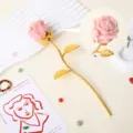 Artificial crystal gravel epoxy rose flower home decoration crystal craft ornament gift. - Rose Quartz