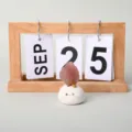 Cute natural crystal raw stone little bean figurine office desktop companion creative decor. - Strawberry Quartz