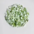 Natural green jade crystal chips tumbled stones for aromatherapy and energy healing 7-9mm - Xinshan Jade 7-9mm / 100.00g