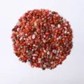 Natural Red Agate Crystal Gravel 7-9mm Tumbled Stones for Chakra Cleansing Healing Reiki - Red Agate 7-9mm / 100.00g