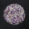 Natural crystal fluorite gravel stone chips for aromatherapy, crystal grid and reiki healing. - Colorful Fluorite 7-9mm / 100.00g