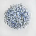 Natural blue lace agate tumbled stones crystal chips for aromatherapy and meditation healing decor - Blue Lace Agate 7-9mm / 100.00g