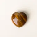Natürlicher Tigerauge Kristall Herz Edelstein polierter Taschenstein für Dekoration Geschenk - Tigerauge / 30x30x15mm