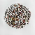 Natural Mexican Agate crystal gravel tumbled stones for aromatherapy diffuser and crystal healing - Mexican Agate 7-9mm / 100.00g