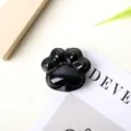 Mini schwarze Kristall Katzenpfote Schnitzerei DIY Schmuck Zubehör süßer Anhänger Stein. - Obsidian
