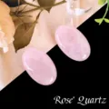 Natural rose quartz palm stones for massage, spa, and elegant home decor display. - Rose Quartz