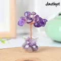 Mini Kristal Boom Amethyst Geld Boom Edelsteen Bonsai Healing Steen Bureau Decoratie - Amethist