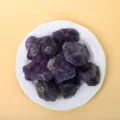 Natuurlijke Amethyst Ruwe Steen Ruw Kristal Mineraal Monster Paarse Edelsteen Energie - Amethist 100g