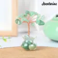 Mini kristallen boom edelsteen aventurijn draad gewikkeld bonsai decoratie huis - Aventurijn
