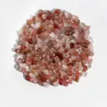 Natural Strawberry Quartz Crystal Gravel 7-9mm Healing Stones for Fish Tank Decoration - Strawberry Quartz 7-9mm / 100.00g