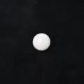 Boule de cristal blanc perle sans trou pour accessoires de bijoux DIY et decor feng shui. - Cristal blanc / 2.5cm