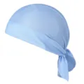 Hellblaue atmungsaktive Radmütze Detail, Outdoor Sport Sonnenschutz Piratenhut Design. - Einheitsgröße / Hellblau