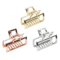 Set di mollette per capelli in metallo taglia media geometriche pinze per styling quotidiano - Set 16 / 3 Pezzi/Confezione