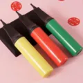 Handheld plastic balloon pump portable manual air inflator for party decoration yellow red green. - Manual Air Pump