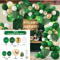 Green and gold balloon arch garland kit 76pcs for birthday party and wedding decorations set. - Balloon Package 2