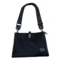 Threebox stylish nylon crossbody bag, Japanese zipper oxford shoulder bag for men and daily use. - 5 Inch / Black 42