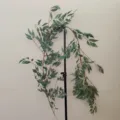 170cm artificial willow vine hanging plant for wedding background and home decor. - Grey Green (Dense)
