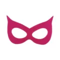 Pink leather cat eye mask sexy roleplay costume party eye mask adult novelty accessory. - Double Pointed Catwoman