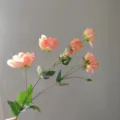 Fiori artificiali di seta rosa ramo decorazione matrimonio casa composizione - rosa corallo