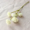Ramo di pianta verde succulente artificiale a 6 teste per decorazioni floreali fai-da-te. - Bianco avorio