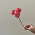 Mini steli di fiori artificiali rosa materiale floreale per corsage fai da te braccialetto. - Arancione