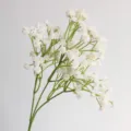 Künstliche weiße Schleierkraut Blume Einzelzweig Detail für die schöne Hochzeitsdeko. - Weiß