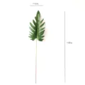 Artificial Monstera leaf stem green plant floral arrangement home decor 60cm long. - Small Philodendron Leaf