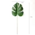 Artificial Monstera Leaf Fake Green Plant Floral Arrangement Prop Single Tropical Leaf. - Monstera Leaves