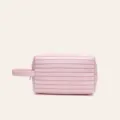 Rose trousse de toilette de voyage grande capacité pochette cosmétique portable étanche - Rose