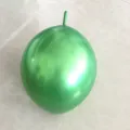 Metallic green tail balloon for birthday party wedding decoration 10 inch durable latex - Green