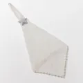 Hanging hand towel absorbent fleece face towel with cute star decor for kitchen bathroom use. - Gray Star White Hand Towel