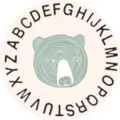 Nordic style alphabet bear children play mat, cute baby crawling rug variant style option. - Teddy Bear