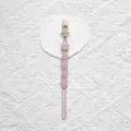 Korean style cute cartoon cow silicone pacifier chain baby teething toy anti-drop strap clip - Plastic Clip Style / Lavender