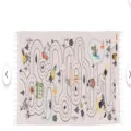 Nordic style children play rug baby crawling mat cartoon road printed kids room floor carpet - Road Mat