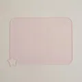 Pink silicone placemat minimalist nordic style heat resistant baby feeding table mat - Baby Pink