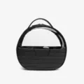 Trousse de maquillage transparente portable organisateur de voyage pour femmes et quotidien. - Noir