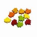 Colorful wooden maple leaf beads 20mm DIY handmade jewelry accessories crafts decoration - Random Mixed Colors