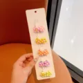 Simpatici elastici per capelli a fiore per bambini, accessori colorati per bambine. - Stile Floreale (7#)