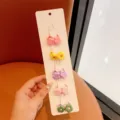 Set di elastici per capelli floreali colorati per bambini, simpatici accessori. - Stile Floreale (5#)