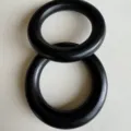 Anneaux en bois noirs de 50mm pour bricolage DIY, boucles de suspension et accessoires de rideaux. - Diamètre Extérieur 55mm Épaisseur 10mm (Diamètre Intérieur 35mm) / Noir