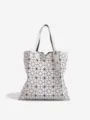 Sac cabas geometrique blanc elegante sacoche d'epaule minimalist grand sac a main tendance - Blanc Cassé