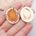 Thanksgiving turkey enamel alloy charm DIY jewelry pendant bracelet necklace keychain earrings - Yellow Turkey