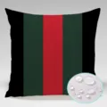 Waterproof throw pillow cover detail, outdoor fabric with water droplet showcase, stylish. - 90g Waterproof Polyester Fabric 45x45cm Single-Sided Print (Without Core) / FBZ202607164-2