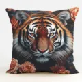 Fodera per cuscino tigre boho vintage motivo floreale decorativo divano letto auto - B20260908 -5