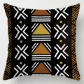 African totem throw pillow cover ethnic geometric print decorative cushion case for home sofa - Single-Sided Peach Skin Pillow Cover Without Core 45x45cm / BZ20260602-4