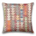 Bohemian geometric throw pillow cover featuring vibrant tribal pattern for modern home decor. - BZ20260506-12