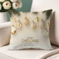 Christmas throw pillow cover decorative festive sofa cushion case holiday home decor - Single-Sided Peach Skin Pillow Cover Without Core 45x45cm / T770BZ-2