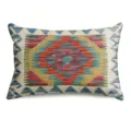 Fodera per cuscino bohémien con stampa geometrica etnica, federa decorativa per divano e letto. - Pelle di Pesca Monolaterale 50x30 (Senza Imbottitura) / BZ20260506-2