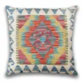 Fodera per cuscino geometrica boema stampa persiana federa decorativa per divano soggiorno - Fodera per Cuscino in Pelle di Pesca Monolaterale Senza Anima 45x45cm / BZ20260506-2